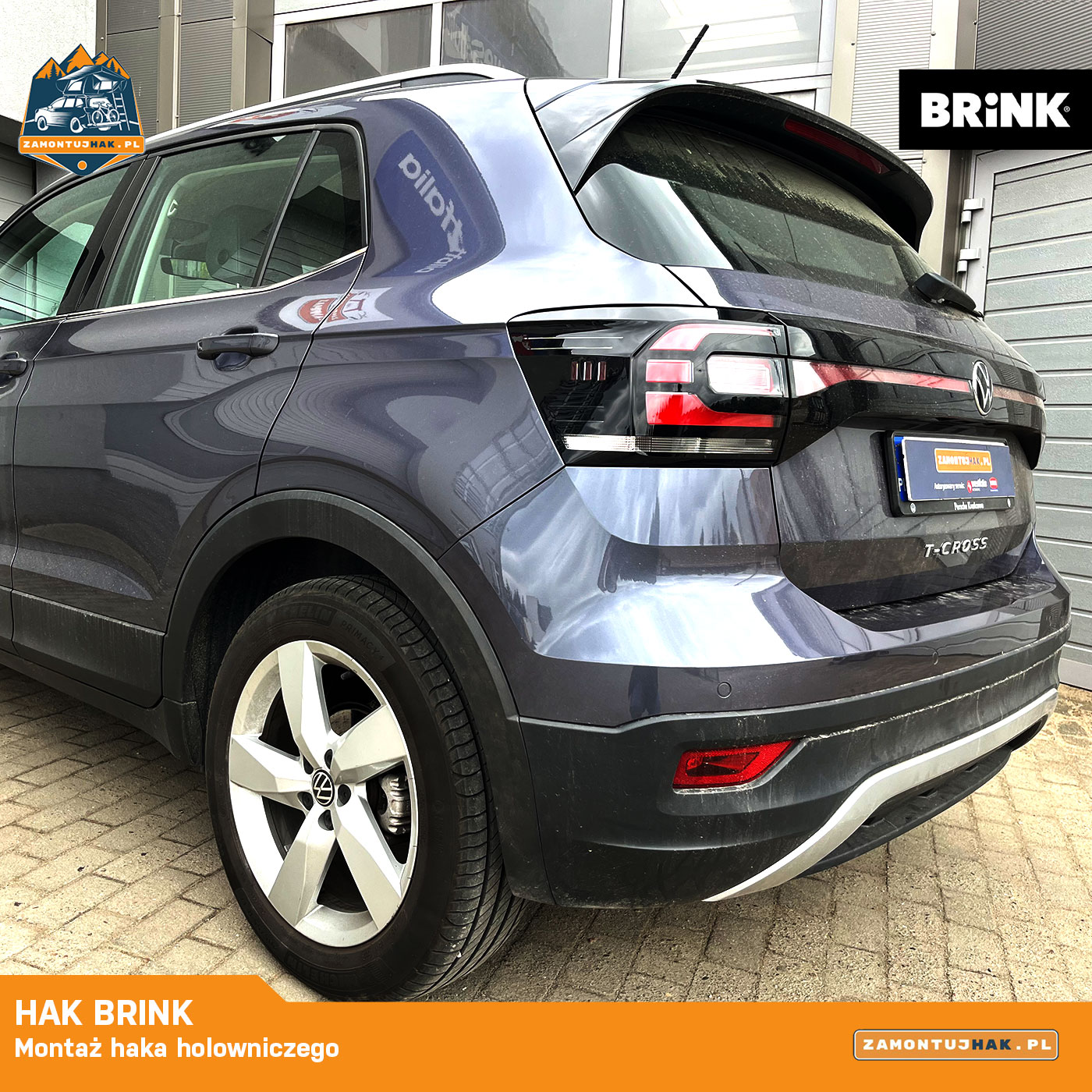 vw t-cross hak brink - montaż